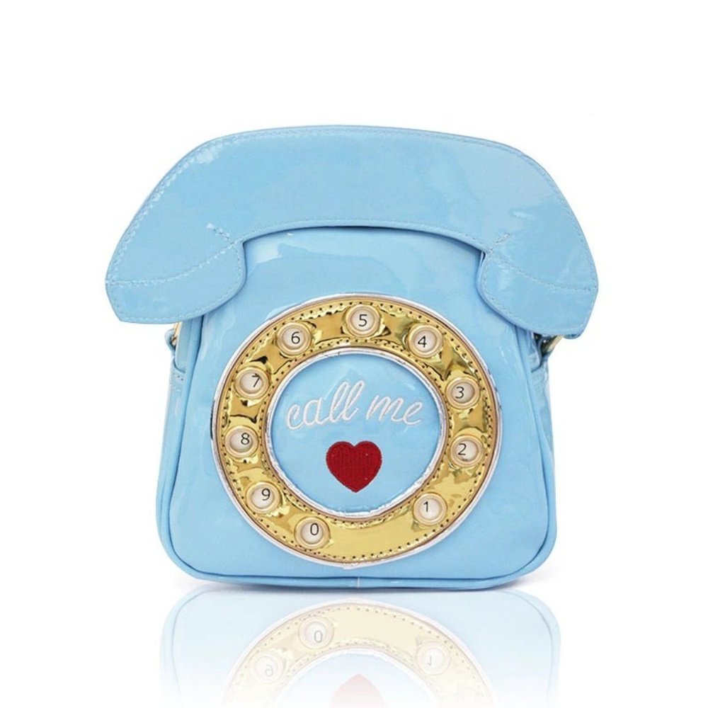 Telephone Crossbody Purse HandBag Similar to Betsey Johnson Bag Kate Spade Kill